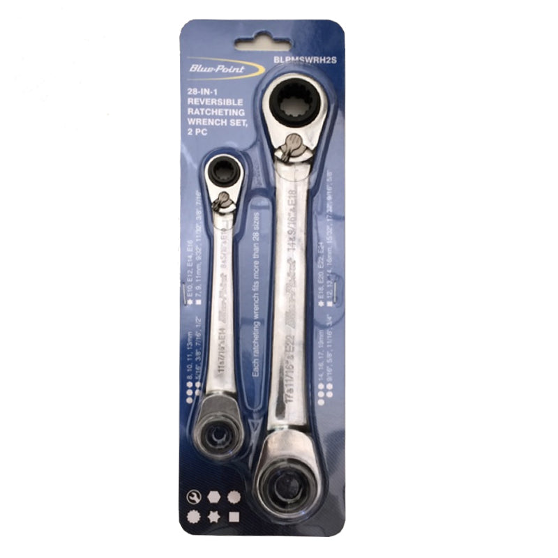 Blue Point BLPMPW2S Reversible Ratchet Wrench Set | Blue Point by KHM Megatools Corp. Blue Point BLPMPW2S Reversible Ratchet Wrench Set | Blue Point by KHM Megatools Corp.